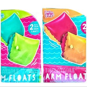 🆕 2 Sets Kids Inflatable Arm Swim Bands NWT